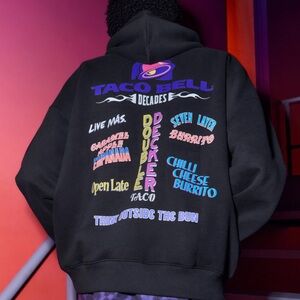 Taco Bell Hollister Graphic Hoodie NEW